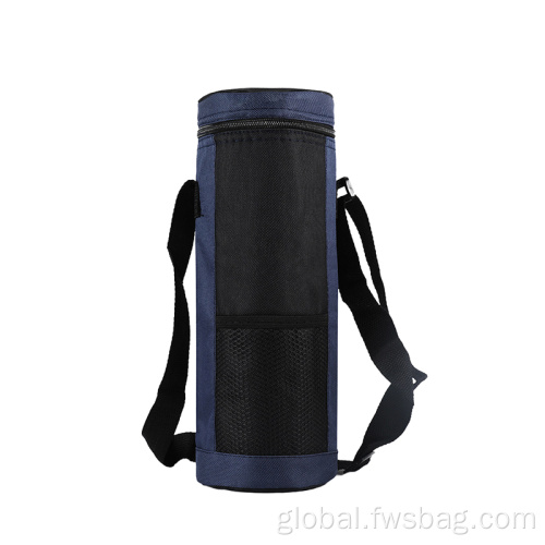 Custom Portable Wine Cooler Bag Zipper Oxford Material Insulated Bottle Wine Cooler Bags Supplier